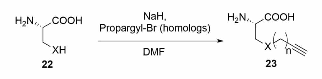 7. Nucleophilic substitution on propargyl bromide