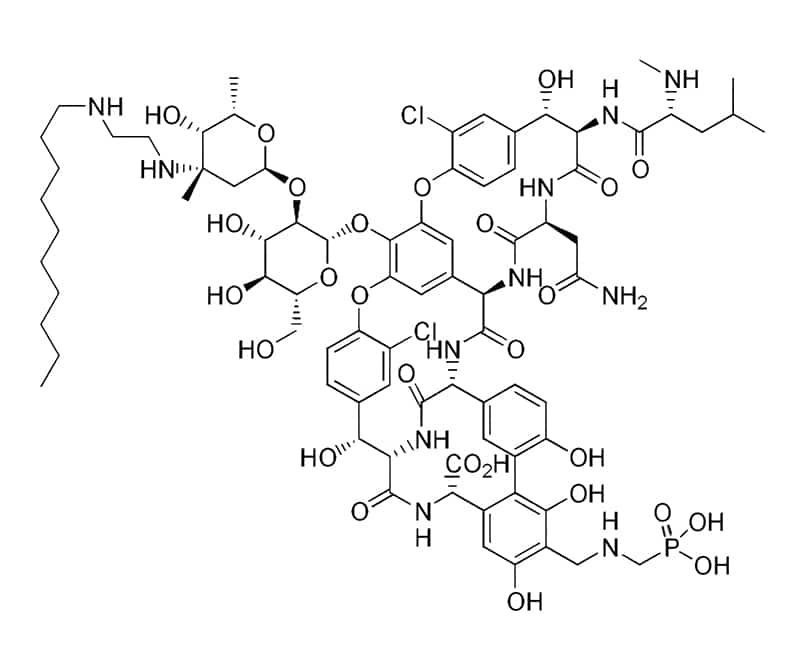 Telavancin chemical structure