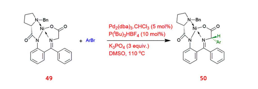 12.chiral nickel(II) glycinate complex